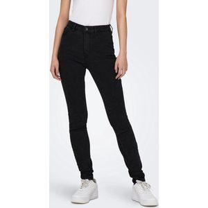 Only Jeans Onlrose Hw Skinny Dnm Gua256 Noos 15315352 Washed Black Dames