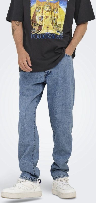 Onstye - Loose Fit Jeans - High Rise - Stonewash