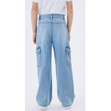 Name It - Rose Wide Cargo Fit - Jeans - Blauw - Katoen Mix
