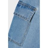 Name It - Rose Wide Cargo Fit - Jeans - Blauw - Katoen Mix