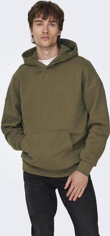 Only & Sons - Onsdan Life Rlx Heavy Sweat Hoodie Noos - Heren - Sweaters