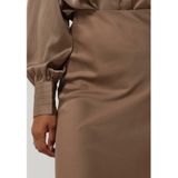Yas Pella Lange Rok Beige Vrouw