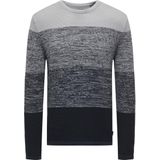 Only & Sons - Trui - Lichtgrijs / Grijs Gemêleerd / Zwart - Lange Mouw - Ronde Hals