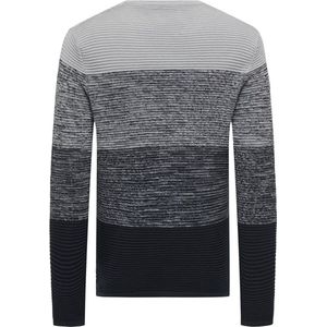 Only & Sons - Trui - Lichtgrijs / Grijs Gemêleerd / Zwart - Lange Mouw