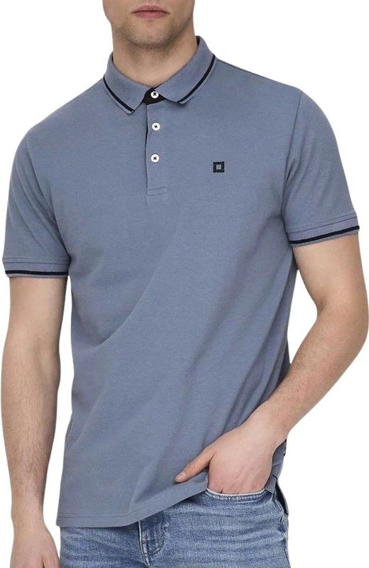 Only Sons Onsfletcher Life Slim Ss Polo Noos Heren Poloshirt