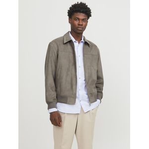 JACK&JONES JPRCCRAY Faux Suede Bomberjack voor heren, Falcon, XL, falcon, XL