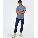 Jeans - Cropped - Stretchy Denim - Cargozakken - Regular Fit