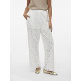 Vero Moda - Ivone Broek - Beige - 100% Biologisch Katoen