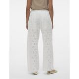 Vero Moda - Ivone Broek - Beige - 100% Biologisch Katoen