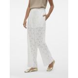 Vero Moda - Ivone Broek - Beige - 100% Biologisch Katoen