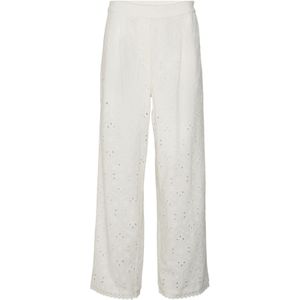 Vero Moda - Ivone Broek - Beige - 100% Biologisch Katoen