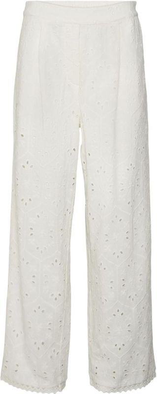 Vero Moda - Ivone Broek - Beige - 100% Biologisch Katoen