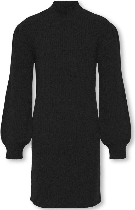 ONLY - KOGKATIA DRESS - Gebreide Jurk - Zwart - Lange Mouwen - Comfort Fit