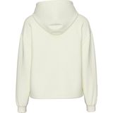 Pieces - PCCHILLI LS HEART HOODIE - Pullover - White Pepper - Met Capuchon