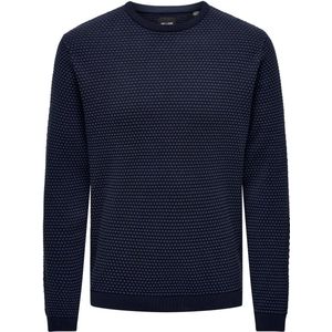 Only & Sons Onstapa Reg 12 Struc Ls Crew Knit Noos Heren Trui