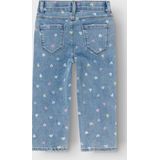 NAME IT NMFBELLA MOM SHAPED JEANS 3555 ON NOOS Meisjes Jeans Medium Blue Denim Hearts