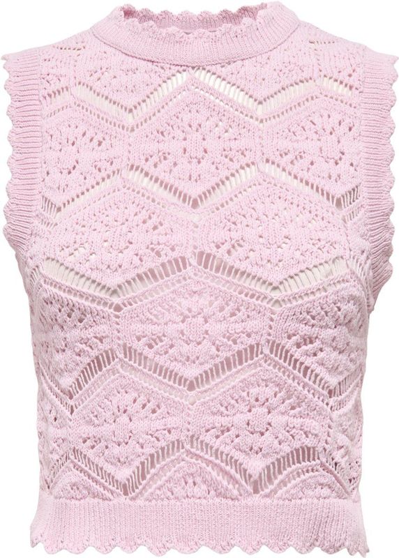 Onlfrida - Gebreide Top - Mouwloos - O-hals - Regular Fit