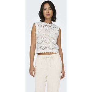 Onlfrida - Gebreide Top - Mouwloos - O-hals - Regular Fit