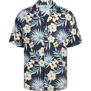 Jack Jones Jjjeff Floral Aop Resort Shirt Ss Heren Overhemd