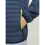 Jack & Jones - Multi Quilted Jas - Donsjack - Blauw - 100% Polyester