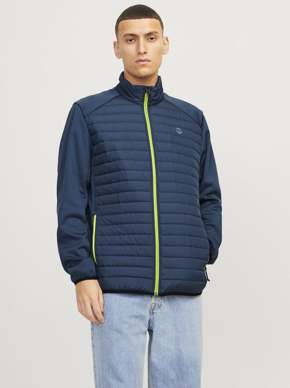 Jack & Jones - Multi Quilted Jas - Donsjack - Blauw - 100% Polyester