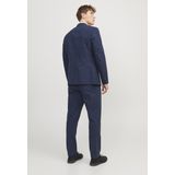 JACK & JONES JPRRIVIERA Blazer - Donkermarineblauw - Linnen - Slim Fit