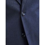 JACK & JONES JPRRIVIERA Blazer - Donkermarineblauw - Linnen - Slim Fit