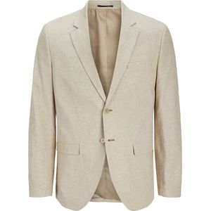 JACK & JONES JPRRIVIERA linnen blazer slim fit SN, Travertine/pasvorm: slim fit, 50