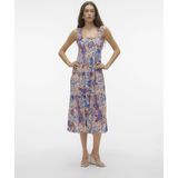 Vero Moda - Menny Sl Smock Calf Lange Jurk - Mouwloos - Regular Fit