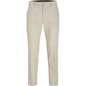 Jack&jones - Jprriviera Linen Trouser Slim Fit Sn - Heren - Slacks