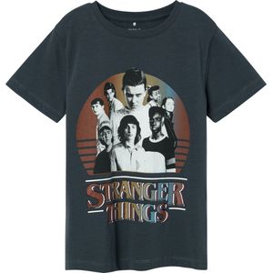 Name it - Nkmfritz Strangerthings Ss Top Box Bfu - Jongens - Blouses