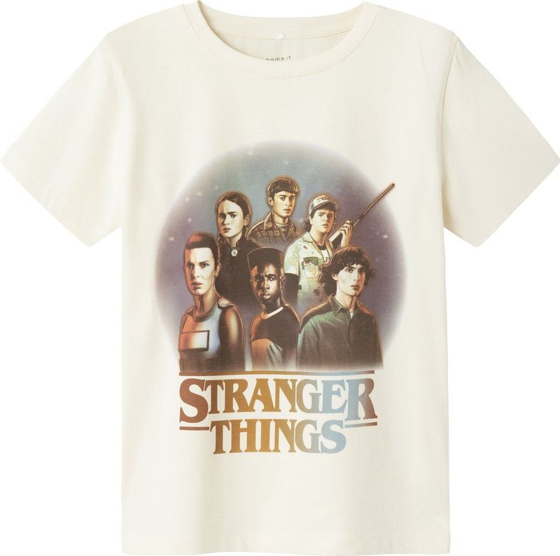 Name it - Nkmfritz Strangerthings Ss Top Box Bfu - Jongens - Blouses