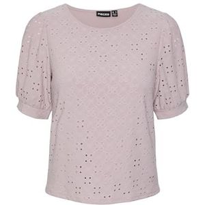 PIECES - PCMIMI SS O-NECK TOP BC - Blouse - Dames - Korte Mouwen