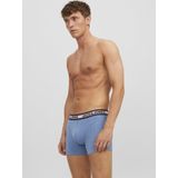 Jack and Jones - JACMARCO - Boxershorts - Oranje/Blauw/Donkblauw - Katoen/Elastaan - Multipack van 3