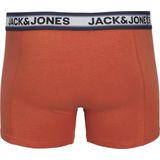 Jack and Jones - JACMARCO - Boxershorts - Oranje/Blauw/Donkblauw - Katoen/Elastaan - Multipack van 3