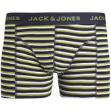 Jack and Jones - Trunks - Multipack van 3 - Groen/Rood/Navy Blauw - Katoen/Elastaan