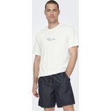 Jurk - Motiefprint - Jersey - Kwartmouw - Normale Pasvorm