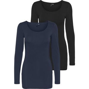 Vmmaxi - Longsleeves - U-Hals - Extra Lang - 2-pack