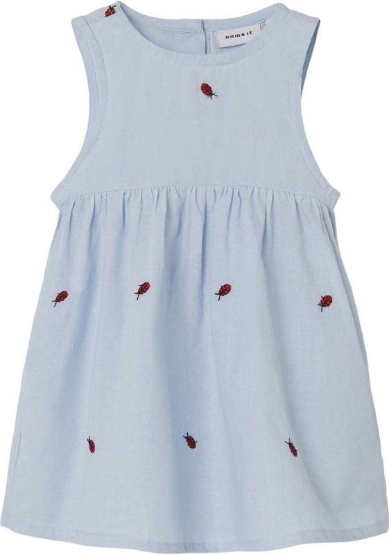 Name It baby meisjes jurk FERILLA Chambray Blue