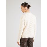 Y.A.S vest met wol ecru YASBUBBLE