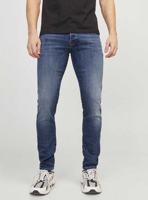 Slim Fit Jeans mit Label-Patch Modell 'GLENN'