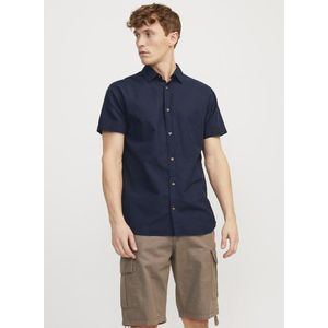 Jack & Jones Summer Linen Overhemd Met Korte Mouwen