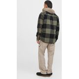 Overhemd - Twill - Groen - Katoen/Polyester/Viscose