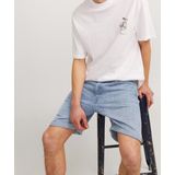 JACK & JONES - Korte Broek - Denimblauw - Katoen met Stretch