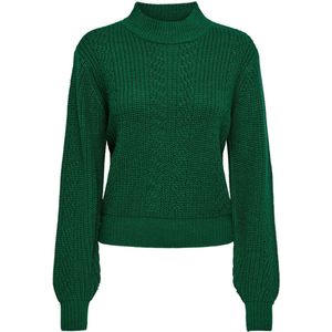 Jacqueline de Yong Trui Jdyjusty High Neck Cabel Pull K 15305467 Evergreen Dames