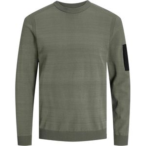 Jack & Jones - Trui - Blauw - Katoen/Polyester - Ronde Hals