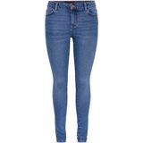 Skinny Fit Jeans - Mid Waist - Mid Wash - 75% Katoen