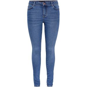 Skinny Fit Jeans - Mid Waist - Mid Wash - 75% Katoen