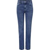 Pieces Jeans Pckelly Hw Straight Jeans Mb402 Noo 17147293 Medium Blue Denim Dames