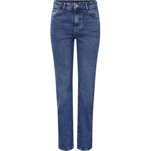 Pieces Jeans Pckelly Hw Straight Jeans Mb402 Noo 17147293 Medium Blue Denim Dames